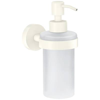 tesa MOON WHITE 40575-00000-00 Seifenspender 200 ml Weiß (matt), Glas satiniert