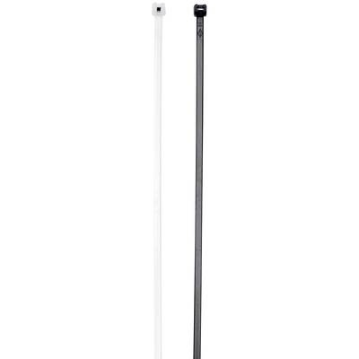 Cimco 181745 Kabelbinder mit Stahlzunge 360 mm 4.50 mm Schwarz UV-stabilisiert, flexibel 100 St.