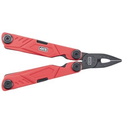 4K5 Tools MT 400 MultiTool Large 600.400A Multitool mit Holster Rot, Schwarz