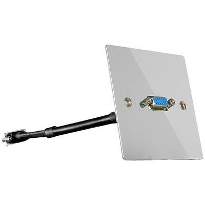 LINDY Anschlusskabel VGA 15pol. Buchse, VGA 15pol. Buchse 0.2 m Silber 60214 VGA-Kabel