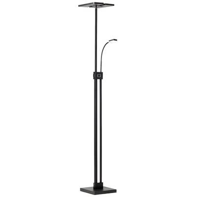 Brilliant Forrester LED-Deckenfluter mit Leselampe LED 26 W EEK: E (A - G) Schwarz