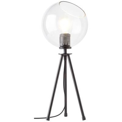 Brilliant Afton 94961/06 Tischlampe E27 Schwarz, Transparent