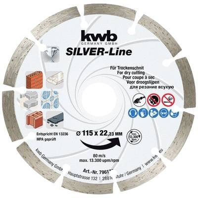 kwb 796170 Diamanttrennscheibe Durchmesser 115 mm 1 St.