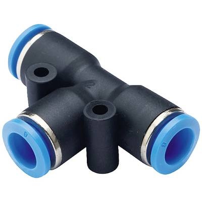 TRU COMPONENTS T-Verbinder PE6 Rohr-Ø: 6 mm 1 St.