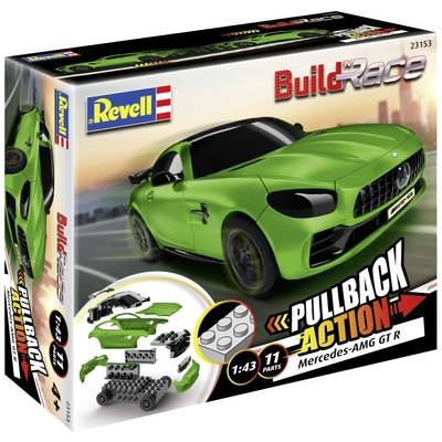 Revell 23153 Build n Race Mercedes-AMG GT R, grün Automodell Bausatz 1:43