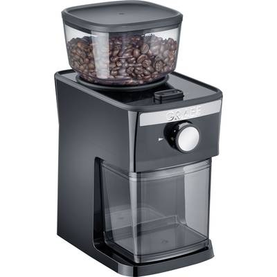 Graef CM252 CM252EU Kaffeemühle Schwarz Edelstahl-Scheibenmahlwerk