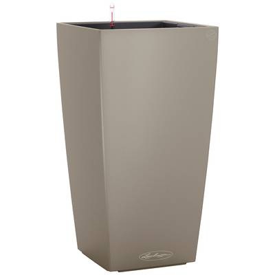 Lechuza - Blumenkästen mit Integriertem Bewässerungssystem Cubico Color 22 - Sandbraun