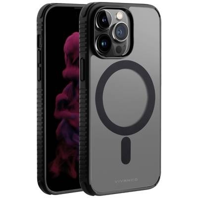 Vivanco Mag Solid Elite Backcover Apple iPhone 14 Pro Transparent, Schwarz