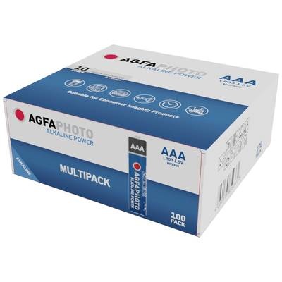 AgfaPhoto Power LR03 Micro (AAA)-Batterie Alkali-Mangan 1.5 V 100 St.