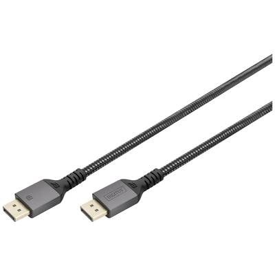 Digitus DisplayPort Anschlusskabel DisplayPort Stecker 1 m Schwarz DB-340201-010-S vergoldete Steckkontakte