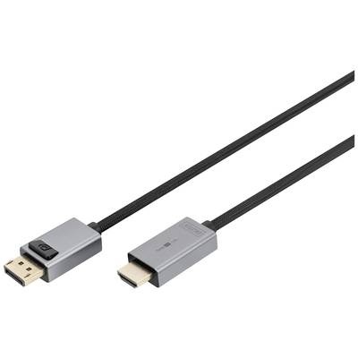 Digitus HDMI Anschlusskabel HDMI-A Stecker 1.8 m Schwarz DB-340202-018-S vergoldete Steckkontakte HDMI-Kabel