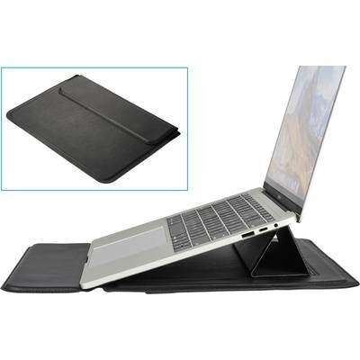 Renkforce Notebook Hülle Passend für maximal: 35,8 cm (14,1) Schwarz integrierter Laptop-Stand