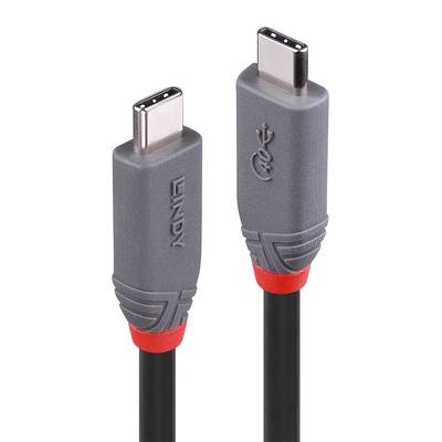 USB4 Gen 3x2 Kabel Anthra Line, USB-C Stecker > USB-C Stecker, Koaxialkabel