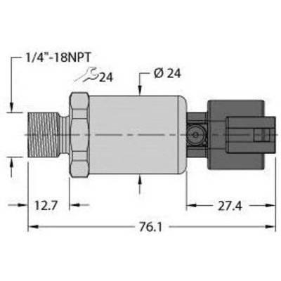 Turck Drucktransmitter 1 St. PT600R-2103-I2-DT043P