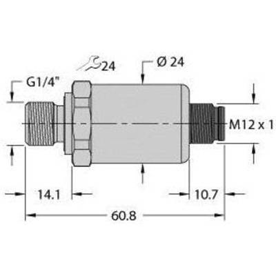 Turck Drucktransmitter 1 St. PT400R-2104-U3-H1143