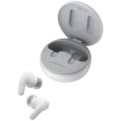 LG Electronics TONE Free DT90Q Ear Free Kopfhörer Bluetooth® Stereo Weiß Noise Cancelling, Mikrofon-Rauschunterdrückung
