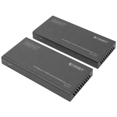 Digitus DS-55512 HDMI Adapter [1x HDMI-Buchse - 1x HDMI-Buchse] Schwarz HDMI-fähig, High Speed-HDMI, Ultra HD (4k) HDMI