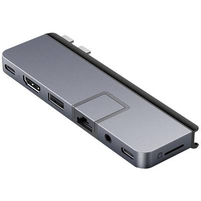 Targus Mini-Dockingstation HyperDrive DUO PRO 7-in-2 USB-C Hub Passend für Marke: Apple, Universal integrierter