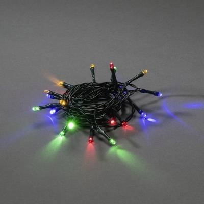 Konstsmide 1407-500 Lichterketten mit Batterien Innen batteriebetrieben Anzahl Leuchtmittel 10 LED Mehrfarbig