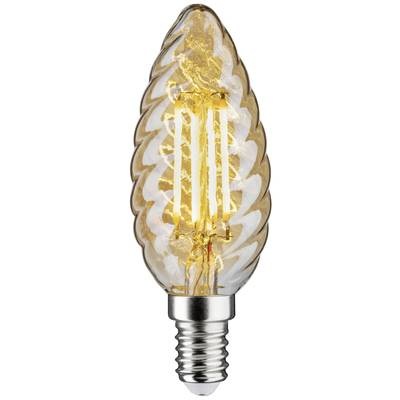 LED-Kerzenlampe E14 4,7W gold gedreht dimmbar