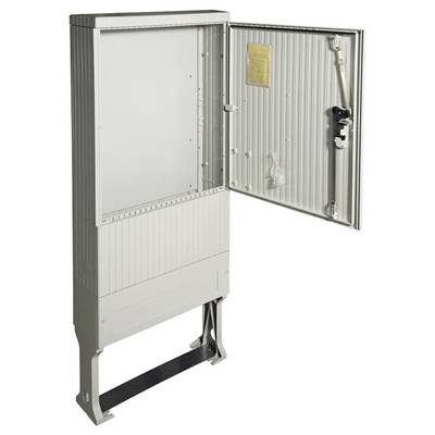 Hager ZAL207P Verteilersäule Grau (RAL 7035)