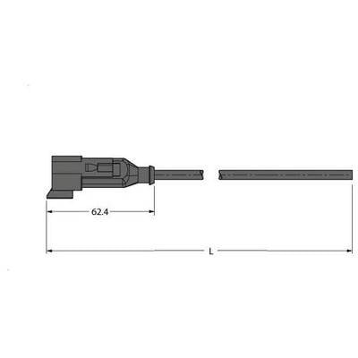 Turck 100000435 Sensor-/Aktor-Anschlussleitung 10 m Polzahl: 3 1 St.