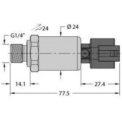 Turck Drucktransmitter 1 St. PT250R-2104-I2-DT043P