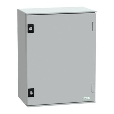 Schneider Electric NSYPLM43PG Gehäuse 330 x 430 x 200 Polyester Lichtgrau (RAL 7035) 1 St.