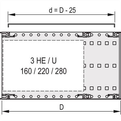Schroff 24560051 Sichtblende 2 St.