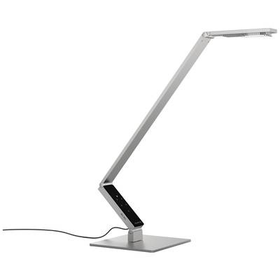 Luctra TABLE PRO 2 LINEAR BASE 929023 LED-Tischlampe LED LED fest eingebaut Silber
