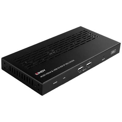 LINDY 4K30 HDMI & USB over IP Extender - Decoder Extender (Verlängerung)