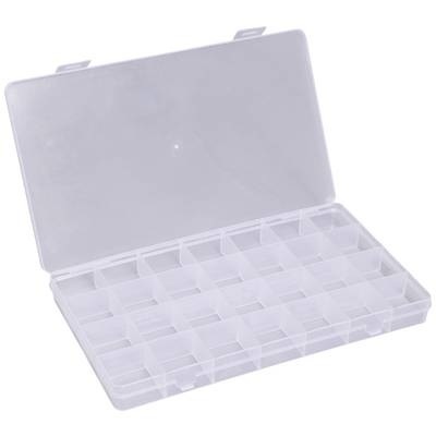 Quadrios 23SA090 Sortimentskasten (L x B x H) 22.6 x 13.4 x 2.2 cm Anzahl Fächer: 28 feste Unterteilung Inhalt 1 St.
