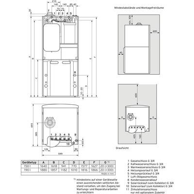 Vaillant VSC S 146/4-5 190 E Gasofen VSC S 146/4-5 190 E