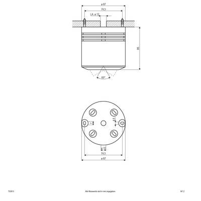 EVN 753813 753813 Aufbauleuchte Hochvolt-Halogenlampe GU10 Chrom