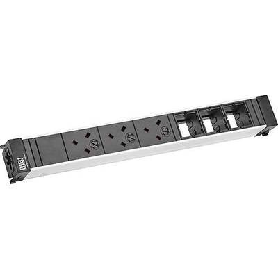 Bachmann 9090027 Steckdosenleiste Schwarz 1 St.