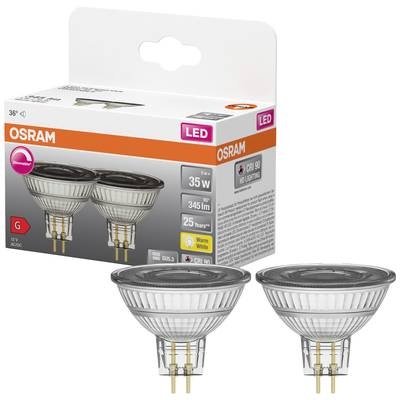 OSRAM 4099854103377 LED EEK G (A - G) GU5.3 Reflektor 5 W = 35 W Warmweiß (Ø x H) 50 mm x 50 mm 2 St.