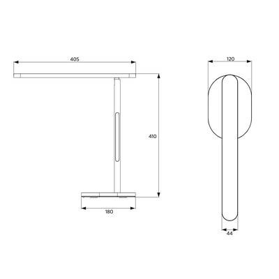 Opple 523003011600 523003011600 LED-Tischlampe LED Weiß