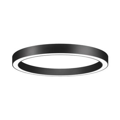 BRUMBERG Biro Circle Ring Decke, Ø 60cm, DALI, schwarz, 830