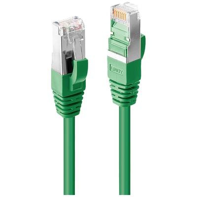 LINDY 47677 RJ45 Netzwerkkabel, Patchkabel CAT 6a S/FTP 1.00 m Grün 1 St.