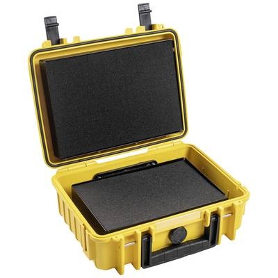 B & W International Akku-Transportkoffer BATTERY.CASE 908.08 (B x H x T) 270 x 215 x 105 mm Gelb/Schwarz PP.41.Y.908