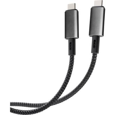 Vivanco USB-Ladekabel USB 3.2 Gen2 USB-C® Stecker, USB-C® Stecker 0.5 m Schwarz 64010