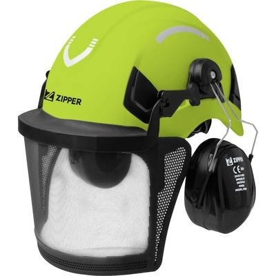 Zipper ZI-FHPROFI ZI-FHPROFI Forstschutzhelm EN 397, EN 397:2012, EN 1731:2006, EN 352-3:2002 Grün, Schwarz