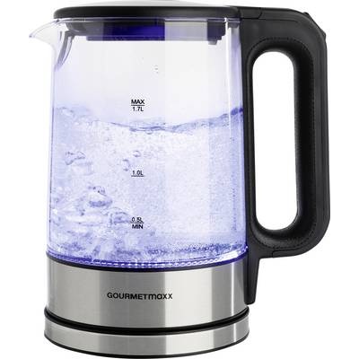 Gourmetmaxx Glas-Wasserkocher 1.7 Liter, transparent