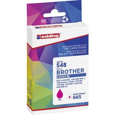 Edding Druckerpatrone ersetzt Brother LC223M Kompatibel Magenta EDD-548 18-548-01