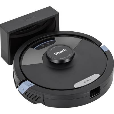 Shark Matrix Plus 2-in-1 Saug-und Wischroboter Schwarz App gesteuert, Beutellos, inkl. Akku, inkl. Ladegerät