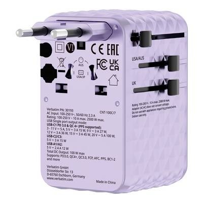 Verbatim 30193 Reiseadapter Charge ?n? Travel