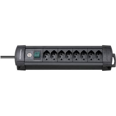 Brennenstuhl 6112018 Steckdosenleiste mit Schalter 8fach Schwarz CH-Stecker