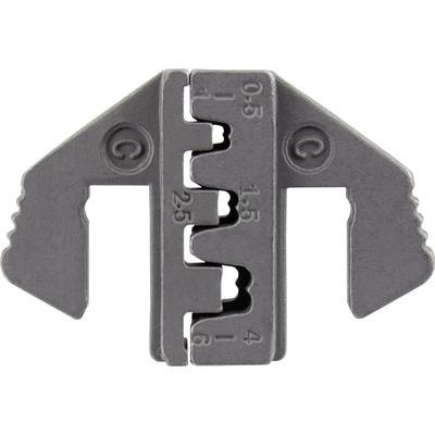TOOLCRAFT 1423380 Crimpeinsatz Flachstecker 0.5 bis 6 mm² Passend für Marke TOOLCRAFT 1423556