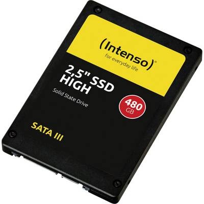 Intenso 2.5´´ SSD Sata III High Festplatte (480 GB, Schwarz)