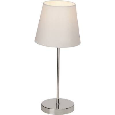 Tischlampe LED E14 40 W EEK: abhängig v. Leuchtmittel (A++ - E) Brilliant Kasha 94874/05 Weiß, Chrom
